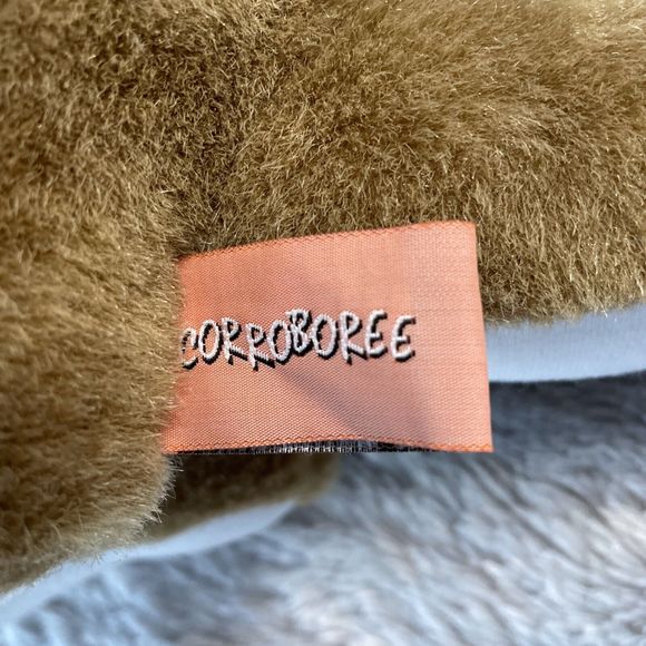 Corroboree Australia Kangaroo Plush Toy With Joey In Pouch Soft Stuffed Animal - Picture 10 of 16